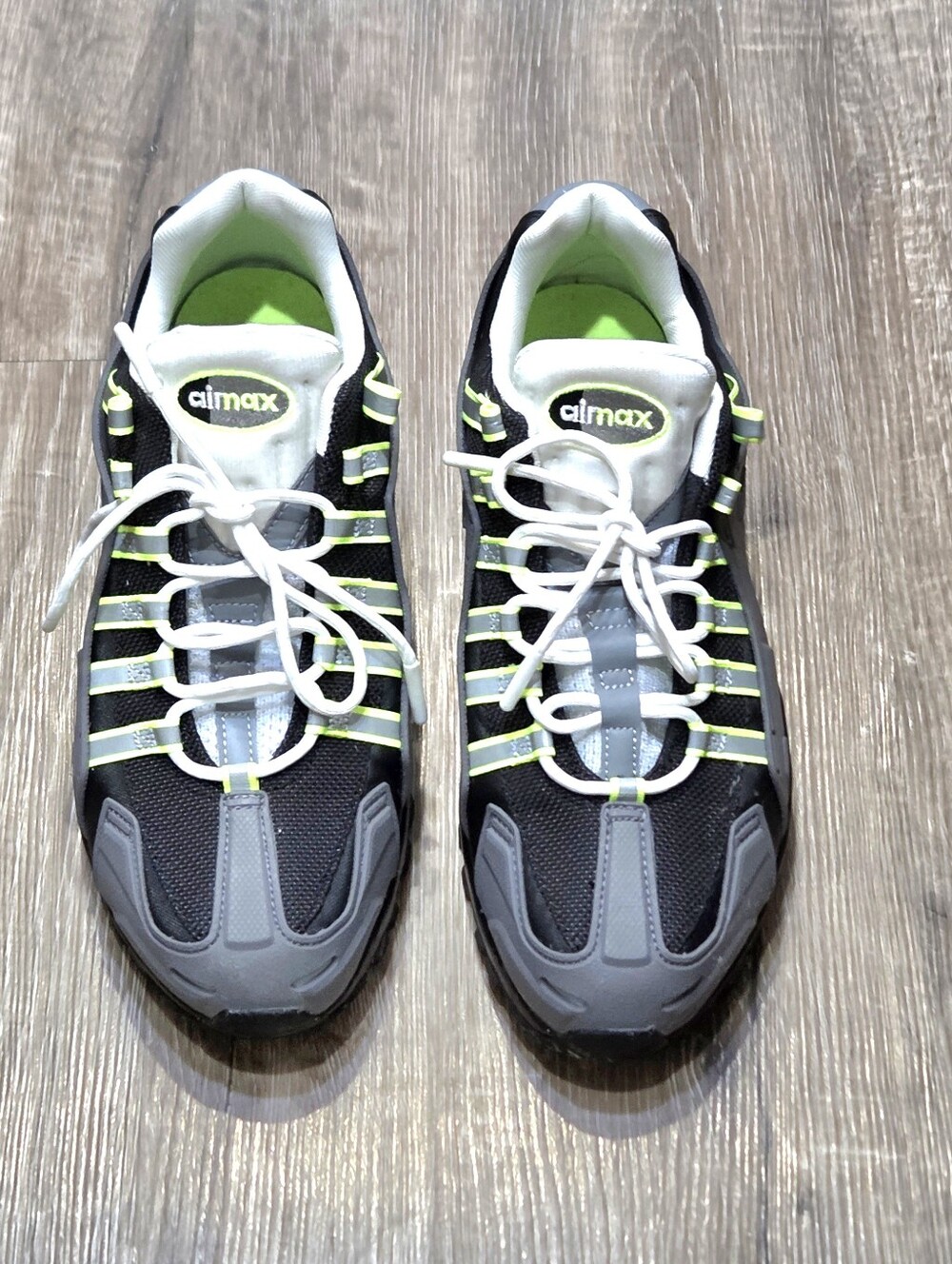 Nike NDSTRKT Air Max 95 Neon Men's Preowned Sneakers CZ3591-002 Size 9.5